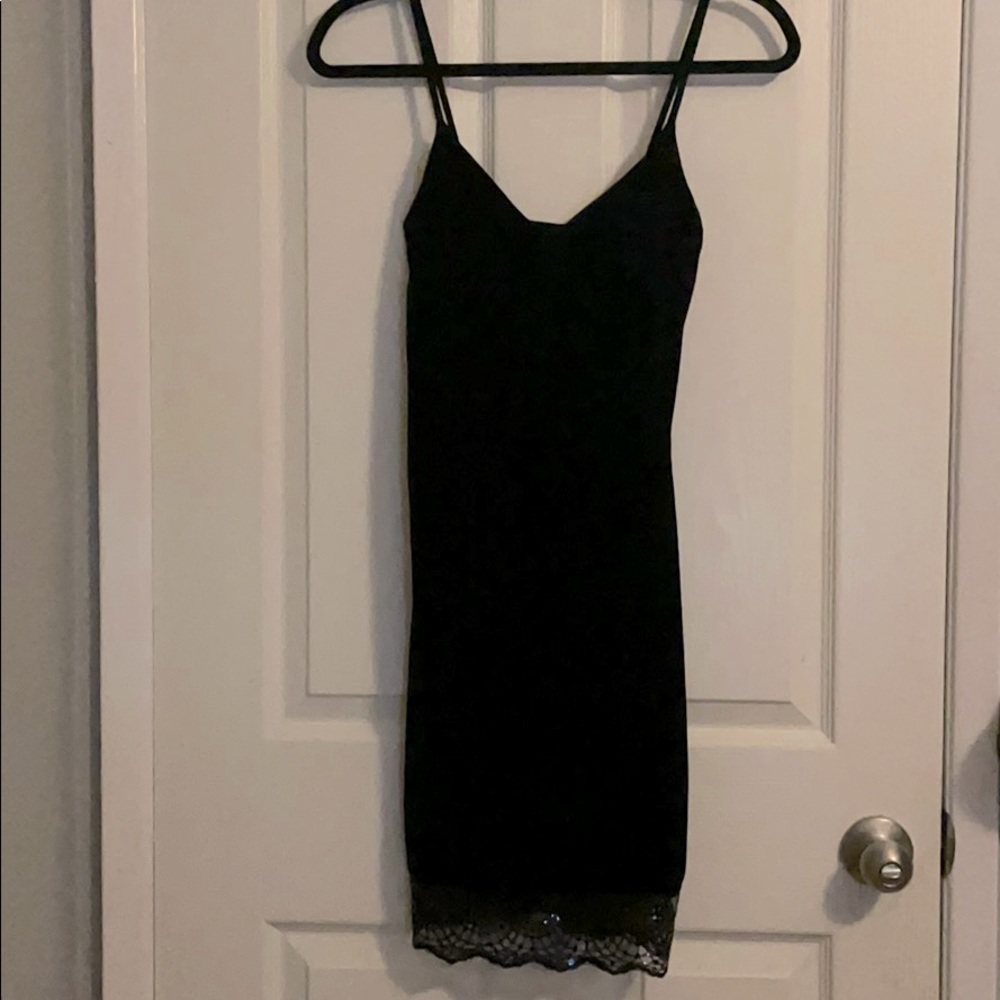 Blackheart velvet slip dress